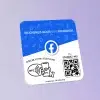 Plaque Facebook NFC