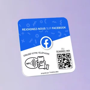 Plaque Facebook NFC