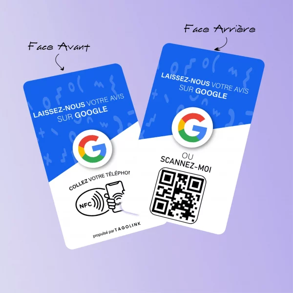 Google card mockup 2 Carte avis Google