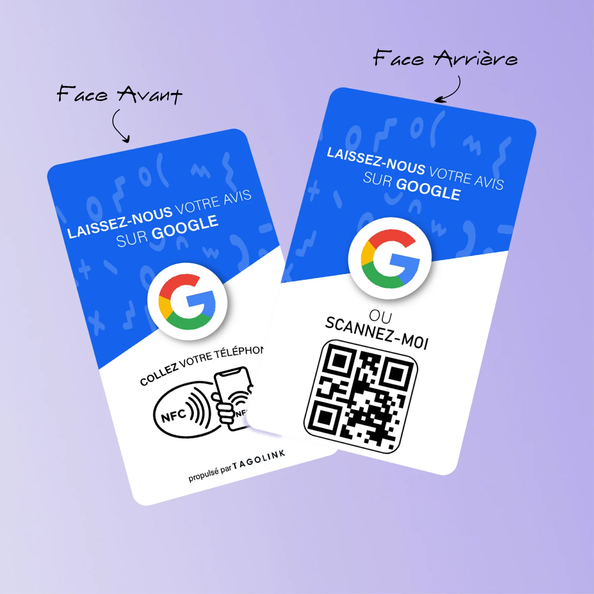 Google card mockup 2 Carte avis Google