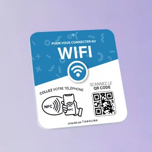 Plaque Connection Wi-Fi - tagolink