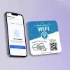 Wifi plaque mockup 2 1 Plaque Connection Wi-Fi