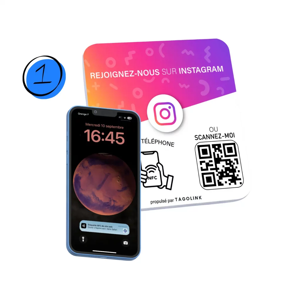 plaque instagram step 1