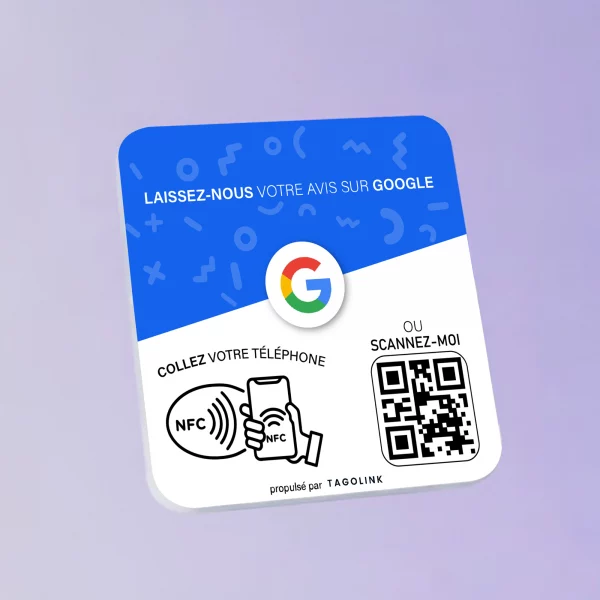 Plaque avis Google