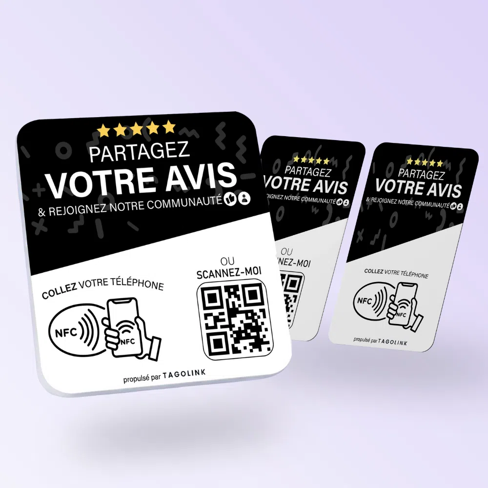 Plaque et carte multi-liens