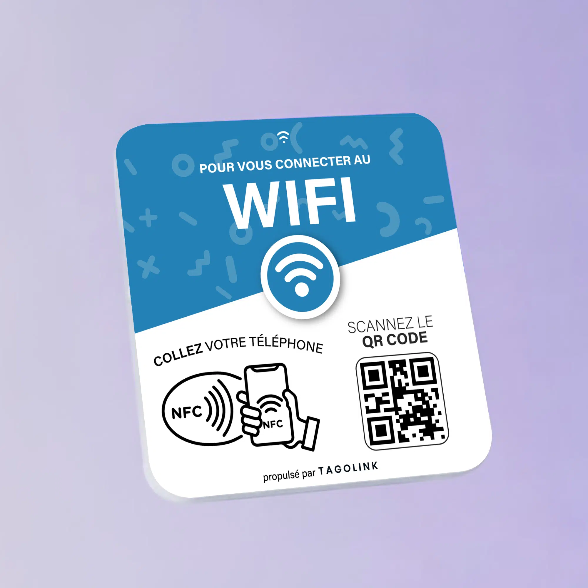 Plaque connection au Wi-Fi